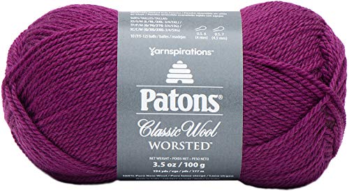 Image of Patons Classic Wool Yarn, Amaranth