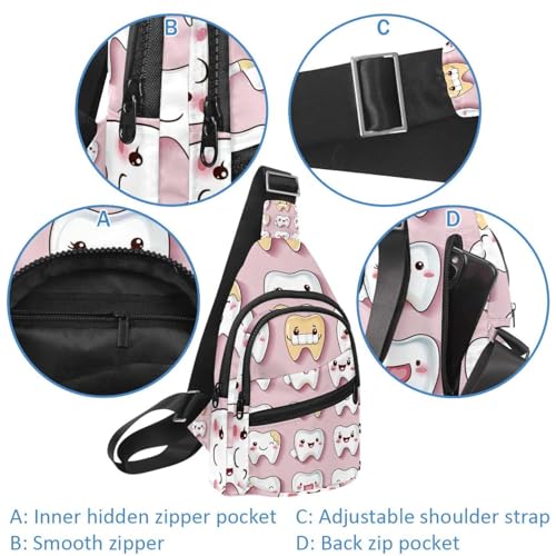 Mochila bandolera cruzada de 30x18cm multicolor para senderismo 2