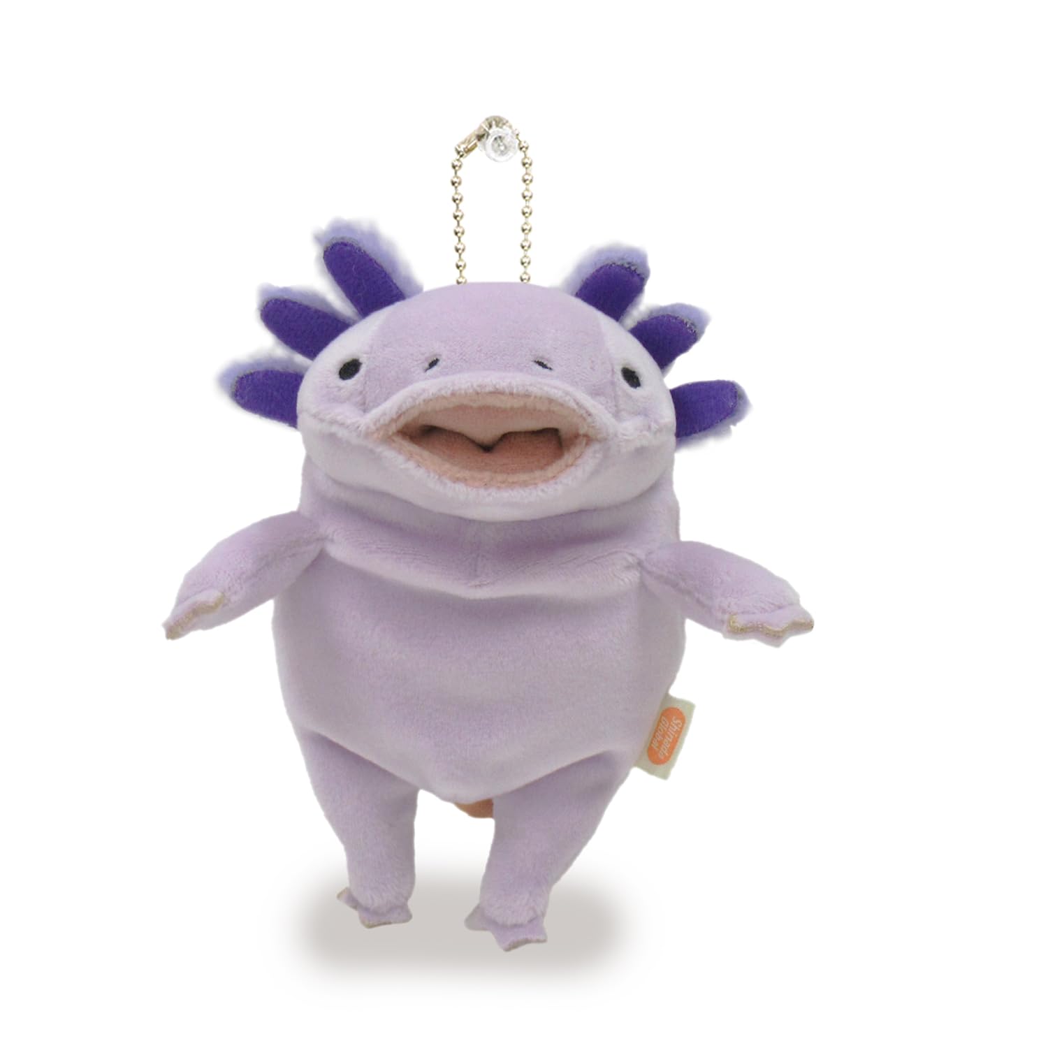 Shinada Global Mochi Axolotl Plush Pastel Lavender Mini 5.5in Japan