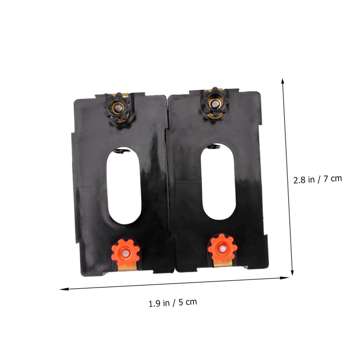 Gadpiparty 2 Set Scatola Per Batterie Elettriche Batterie Portatili Custodia Piccola Porta Batterie Porta Batterie Plastica Nera 10 pezzi*2