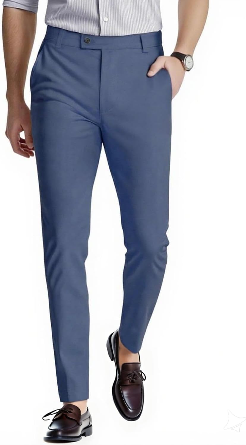 GINGTTO Mens Dress Pants Slim Fit Stretch Formal Pants for Men