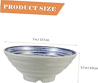 Vista 8 de KICHOUSE Melamina Ramen Bowl Arroz China