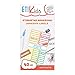 ETIKids 40 Etichette Adesive Multiuso con lamina protettiva, in 4 formati diversi. Ideali per matite, pennarelli e tutto il materiale scolastico. (Color Fruits)