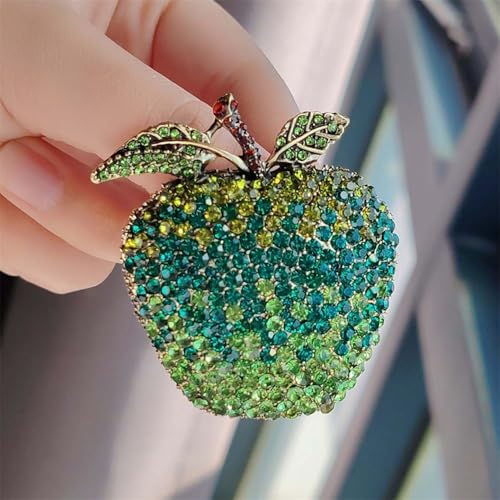 Image of BeeGift Rhinestone Fruit Brooch Pin for Women Girls,Lemon /Pomegranate /Watermelon /Banana /Strawberry /Pineapple Fruit Brooch Cute Fruit Lapel Pin Jewelry Gift for Women