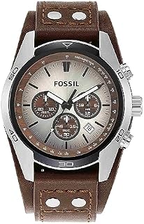 Fossil Coachman męski zegarek, mechanizm chronografu z paskiem ze stali szlachetnej lub skóry