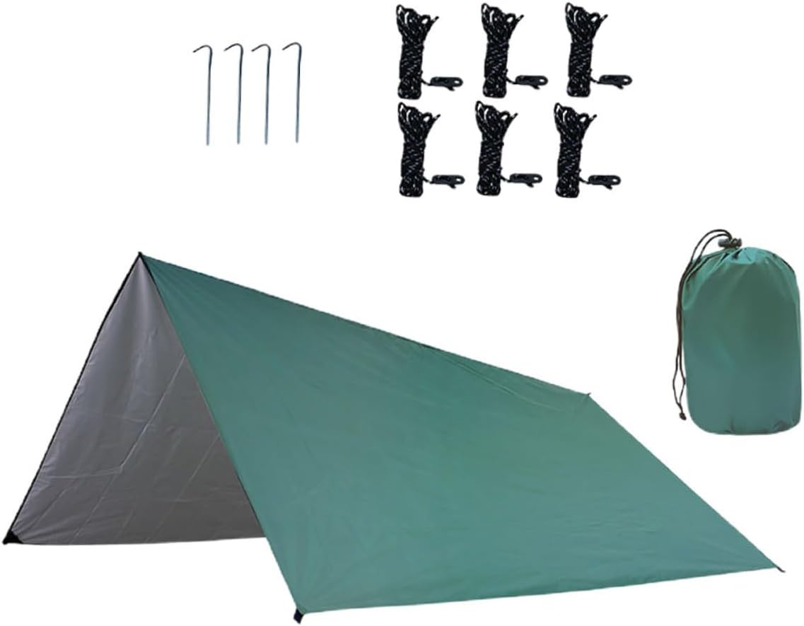 Durable Camping Tent for People Lightweight Outdoor Shelter for Hiking Fishing and Beach Use Versatile Single-Layer Canopy for All-Weather Adventures