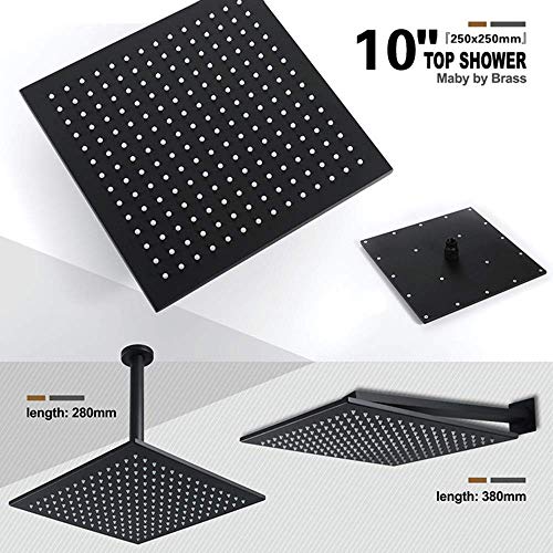 Ensemble de douche carrée ui pour stopper les variations de température - 5