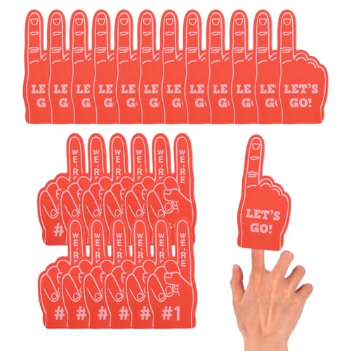 24-Pack Mini Foam Fingers