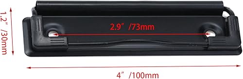 Miniatura 2 de Clips montables para portapapeles resistentes a granel, clips de metal duro para tableros duros para enfermeras, archivos de oficina, manualidades,