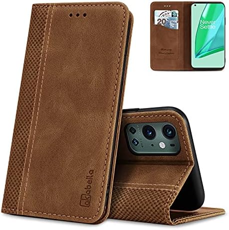 AKABEILA Case for OnePlus Nord 2T 5G Premium Leather Flip Wallet Case with Magnetic Closure Kickstand Card Slots Folio Phone Case Cover Shockproof Black
