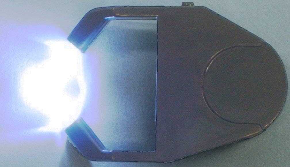 Beta BETAMAG 12 LIGHT Dual LED's Light Attachment for Betamag 12x Magnifier ONLY, Bright White LED Illumination, Dual LEDs Cast Shadow-free Light, Long Lasting, Replaceable Coin Cells