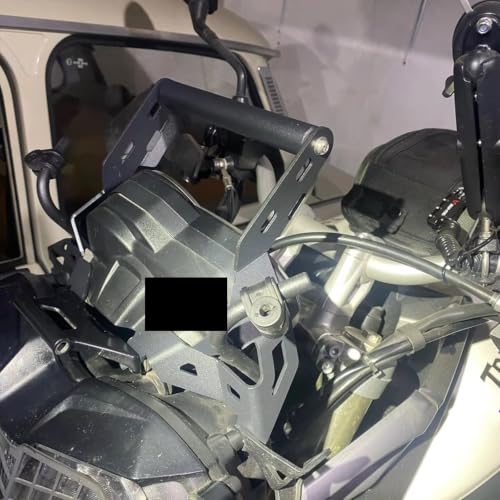 Support GPS moto Tiger 800 pour fixer un téléphone de navigation