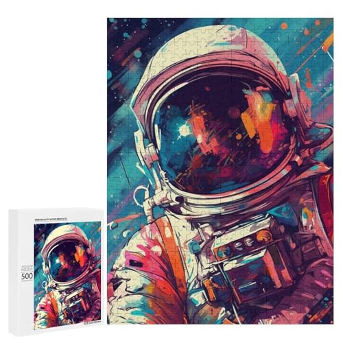Rompecabezas de 500 piezas de astronauta, el regalo de cumpleaños más divertido