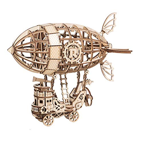 QKKJ 3d Wooden Puzzle, Mechanical Transmission, 176 Pieces, Difficult Puzzle, Suitable For Adults And Teenagers,1