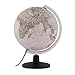 Tecnodidattica - Mappamondo NATGEO Executive | Cartografia Fisico-Politica ufficiale National Geographic Executive in Stile Antico | Luminoso e girevole | Testi in Italiano | Diametro 30 cm