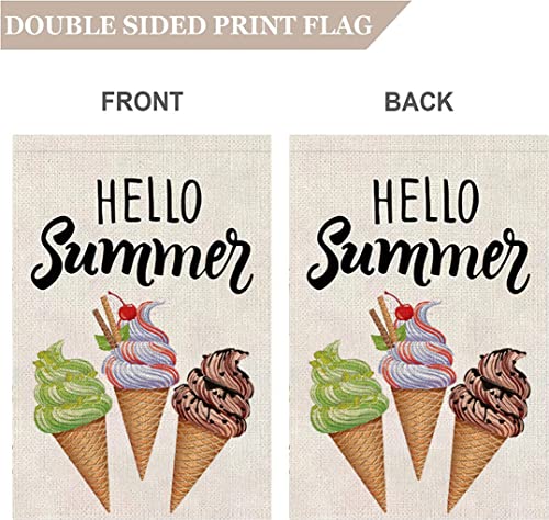 Eiazuiks Summer Garden Flag Floral Spring Double Sided Vertical Rustic Farmhouse Yard Seasonal Holiday Outdoor Decor 12×18 Inch Ef086 #TOP5