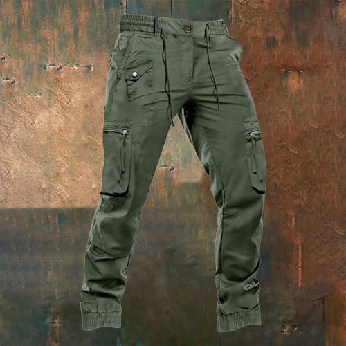 Pantalon de sécurité noir homme style militaire décontracté et robuste