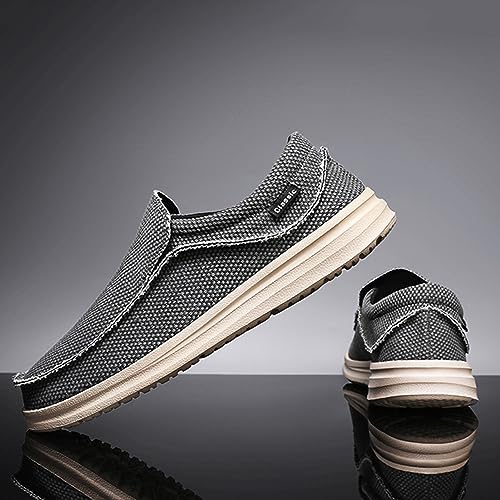 Men's Boat Shoes,Classic Look Lightweight Soft Men's Loafers & Slip-ons,Casual Comfy Breathable Deck Shoes Mens,with Non-Marking Outsole and Drainage2