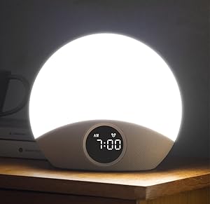 ADESSO(アデッソ) 光目覚まし時計 Shizen Flow SZF-01 日本メーカー サンライズライト 5500K 自然光 自然音27種搭載