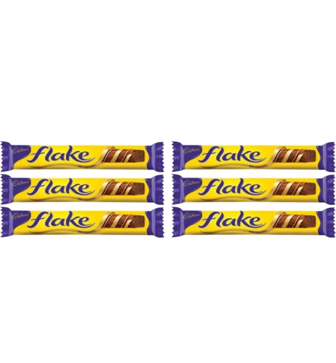 Cad.burys Flake Chocolate Bars 32g (Pack Of 6) Imported (UK)