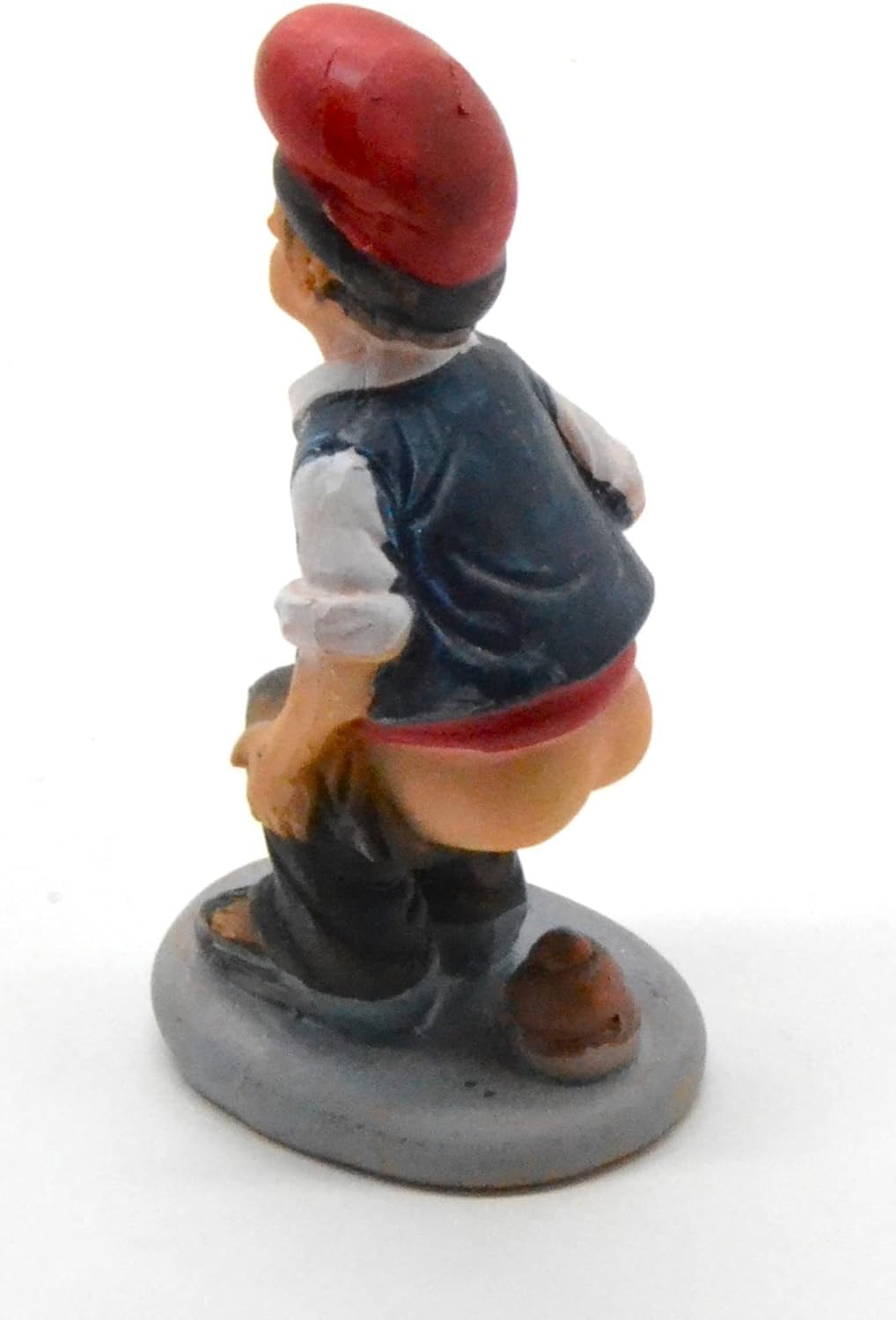 BETTER WITH FRIENDS 6.5cm Brown Pooping Man Nativity Figurine, Set of 6, Christmas, Nativity Scene