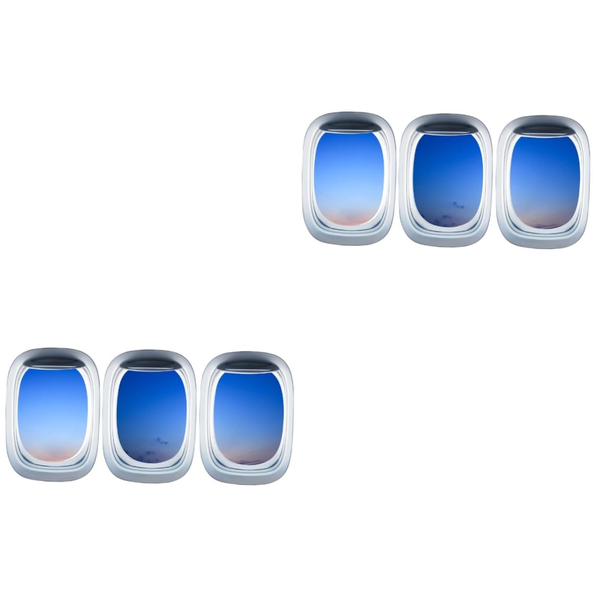 Stickers muraux ciel bleu amovibles grand format pour décoration murale