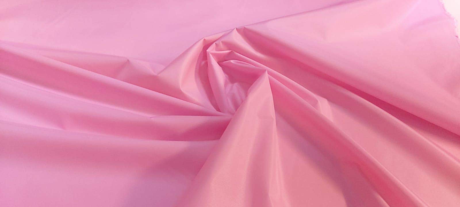 Crs Fur Fabrics Pink Waterproof 4Oz Nylon Fabric Material Pu Coated Pale 1Mtr - 150Cmx100cm