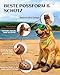 Hundeschuhe Pfotenschutz Outdoor – Hundeschuhe Wasserdicht, einfach an- und auszuziehen, atmungsaktiv, rutschfest, leicht zu reinigende Hundestiefel für Sommer Hitze und Winter Schnee (braun, S)