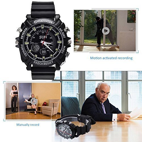 Buy Hidden Watch Video Camera 16GB DVR Multifunctional Smart Wrist