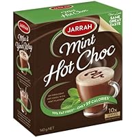 Jarrah Mint Hot Chocolate Flavoured Powder Drink Mix 140 g (10 Piece Pack)