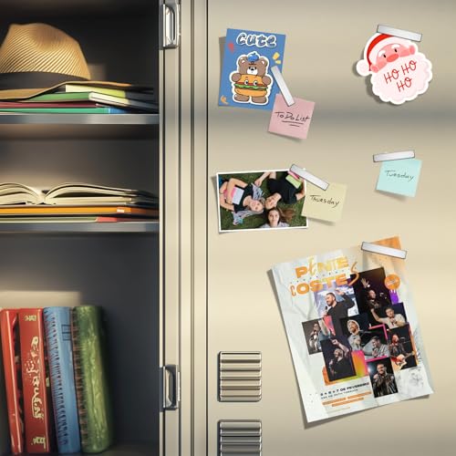 FINDMAG Neodymium Bar Magnets Rare Earth Magnet Bar, 6 Pack Neodymium Magnets with Double Sided Adhesive - 60 x 10 x 3 mm, Silver