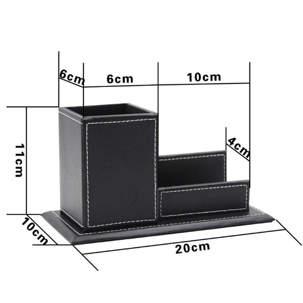 Portapenne In PellE A Forma Di Elefante - Organizer Da Scrivania Per Ufficio E Casa - Foto 12
