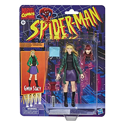 Spider-Man Hasbro Marvel Legends Series 6-inch Collectible Gwen Stacy Action Figure Toy Retro Collection - Image 3