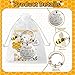 QAUYETM 12Set Bee Gifts for Women Bee Keychain with Cards Inspirational Cute Honey Keyrings Accessories