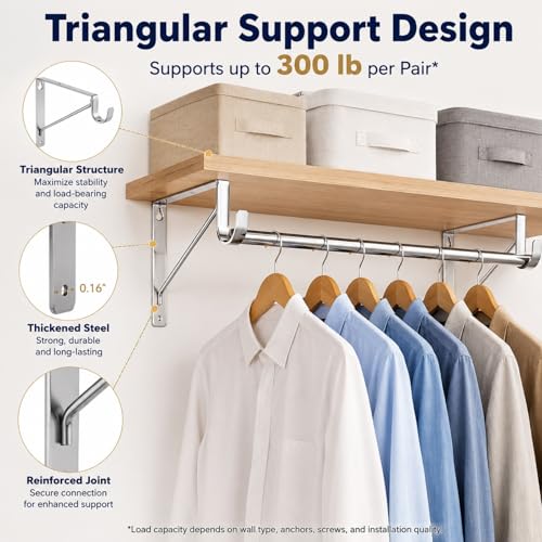 Soporte para Tubo de Clóset 29 soporte para tubo de closet marca APACALI (3)