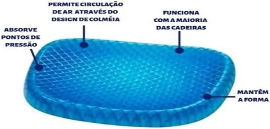 Assento De Silicone Egg Azul Almofada para Hemorroida Almofada para Coccix Ovo Almofada de Gel para Cadeirante Anatomica Protetor Com Gel Capa Supermedy Almofada Prostata Ortopedica Assento De Silicone Egg Azul Almofada para Hemorroida Almofada para Coccix Ovo Almofada de Gel para Cadeirante Anatomica Protetor Com Gel Capa Supermedy Almofada Prostata Ortopedica