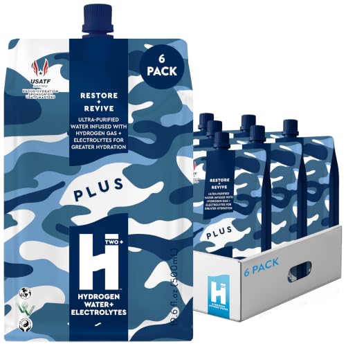 HTWO Plus Hydrogen Water with Electrolytes Original 16.9 oz 6-Pack