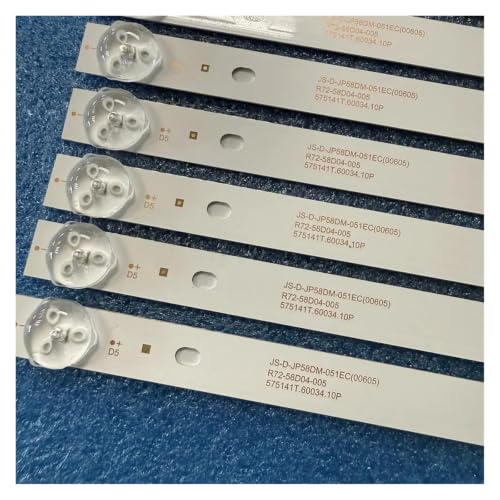 Tira de LED para TV de 58 pulgadas compatible con modelo TD K58DLJ12US y K58DLJ10US 3