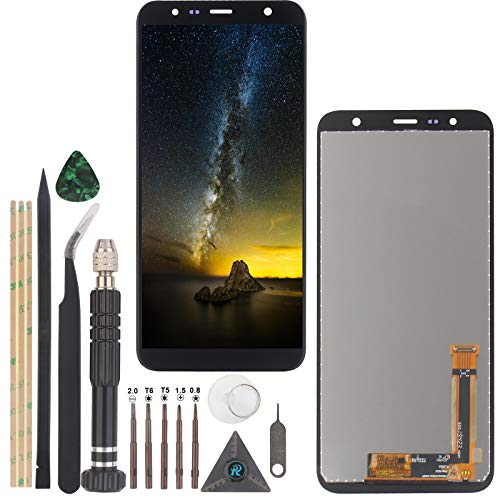 YWL-OU Reemplazo de Pantalla para Samsung Galaxy J6 Plus J610/J4 Plus 2018 J415 J4 Core J410 LCD con digitalizador de Pantalla táctil con Pantalla de Marco + con Kit de Herramientas (Negro)