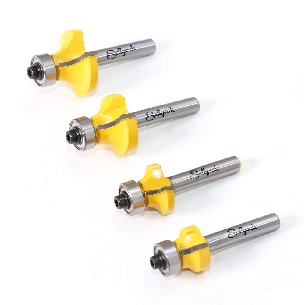 70% Off Everything 1/4-Inch Shank Roundover Edging Router Bits, SellyOak Corner Rounding Edge-Forming Roundover Beading Router Bit Set (1/8 3/16 1/4 5/16 Radius) Exclusive Discount 🔥 1/4-Inch Shank Roundover Edging Router Bits, SellyOak Corner Rounding Edge-Forming Roundover Beading Router Bit Set (1/8 3/16 1/4 5/16 Radius)