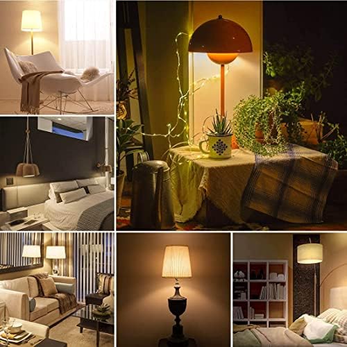 Plusluck B22 LED Candle Bulb Bayonet Cap, 600lm 6W B22 Candle Light Bulbs, B22 LED Light Bulbs Warm White 3000K, 60W Halogen Bulb Equivalent, 270° Beam Angle, Non-Dimmable, 8-Pack