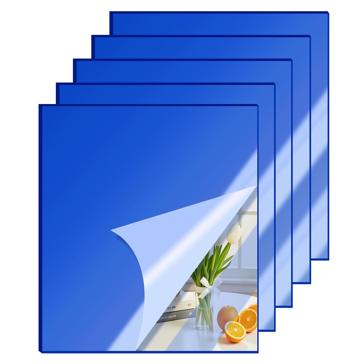 Red Acrylic Mirror Sheets - 8x8 Inch, FREE SHIPPING -31
