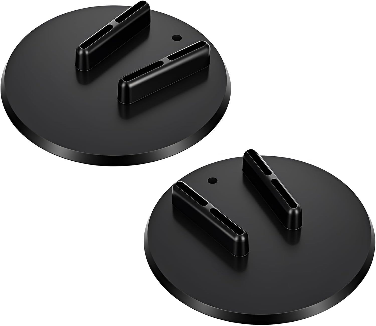 Motorcycle Kickstand Pad - Universal Kickstand Plate for Harley Davidson & All Motorcycles - Durable Black Kick Stand Coaster Floor Protector Prevents Sinking on Grass, Dirt, Hot Asphalt Pavement