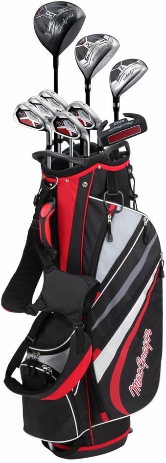Golf DCT4000 Golf Clubs Set with Bag, Mens Right Hand (9 Clubs / 13 Pieces)