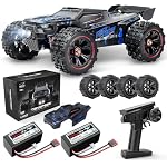 1:14 Scale RC Cars for Adults, 60KPH High Speed RC Truggy, 4X4 Off-Road Remote Control Truck, Waterproof Electric Car with 2S Battery, All Terrain RC Vehicle for Snow, Sand, Beach & Rocky Surfaces