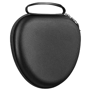 Fintie Case voor Apple AirPods Max Hoofdtelefoon, Vervanging Beschermende Reizen Draagtas Met Auto Wake/Sleep (zwart)