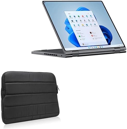 BoxWave Funda compatible con Chuwi MiniBook X - Chaqueta polar, material acolchado acolchado con cremallera para Chuwi MiniBook X - Negro azabache