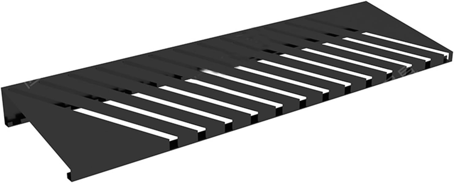 Floor Standing Porcelain Tile Display Rack, Showroom Showcase for 13 Tiles, Sturdy 100x40x10cm Floor Display Stand for Ceramic Tiles, Durable Retail Rack