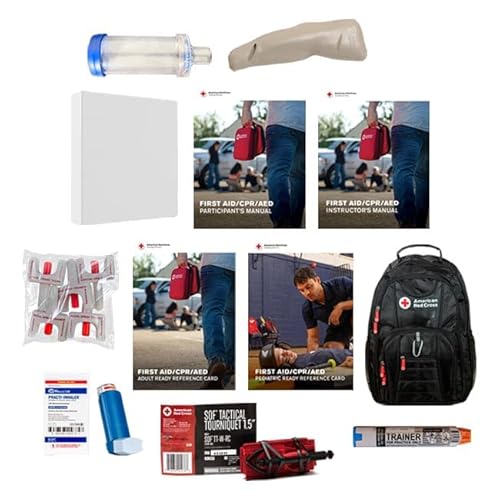 First Aid/CPR/AED American Red Cross Deluxe Instructor Kit with Skill Boost Training Supplies, Revision 2025