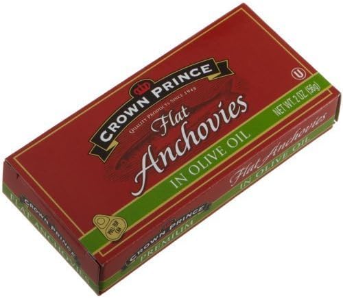 Crown Prince Flat Anchovies In Olive Oil 2 Ounce